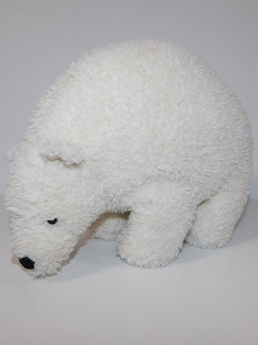 Retied Jellycat Wistful Polar Bear Medium White Plush Stuffed Lovey 9" x 8"